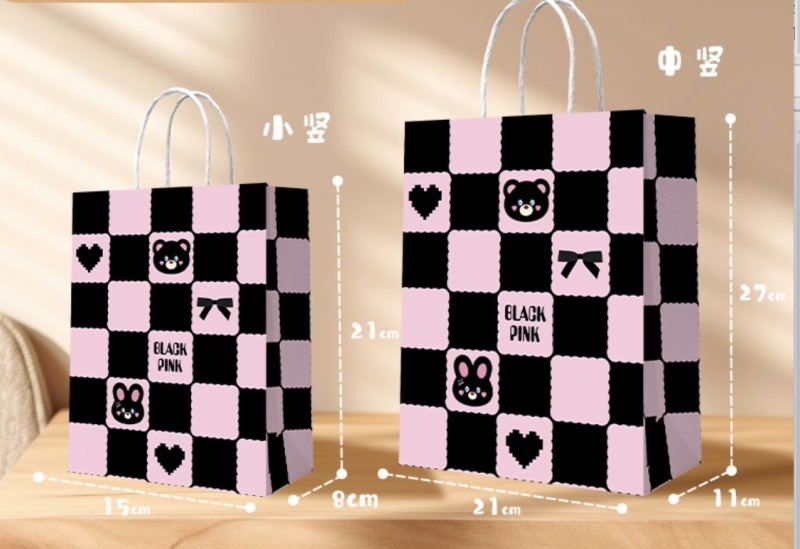 Merry Christmas Printed Custom Present Candy Clothes Packaging Bags