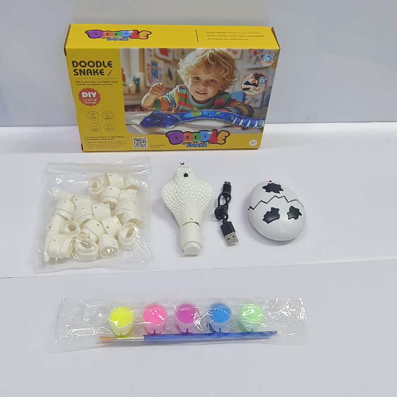 DIY Graffiti Remote Control Sensor Dual-Mode Cobra Cat Toy