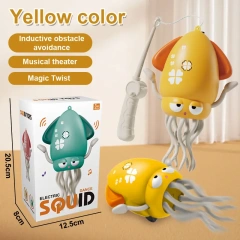 1Pc funny Dancing Octopus toy Crawling Auto-sensing Avoiding Obstacles Electronic Pet With Music Light Kids Christmas Gifts