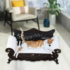 Cat Scratcher Sofa Bed Scratching Pad Corrugated Couch Furniture Protection