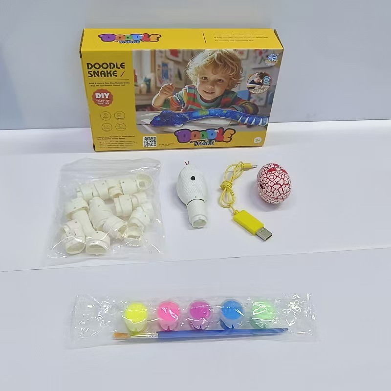 DIY Graffiti Remote Control Sensor Dual-Mode Cobra Cat Toy