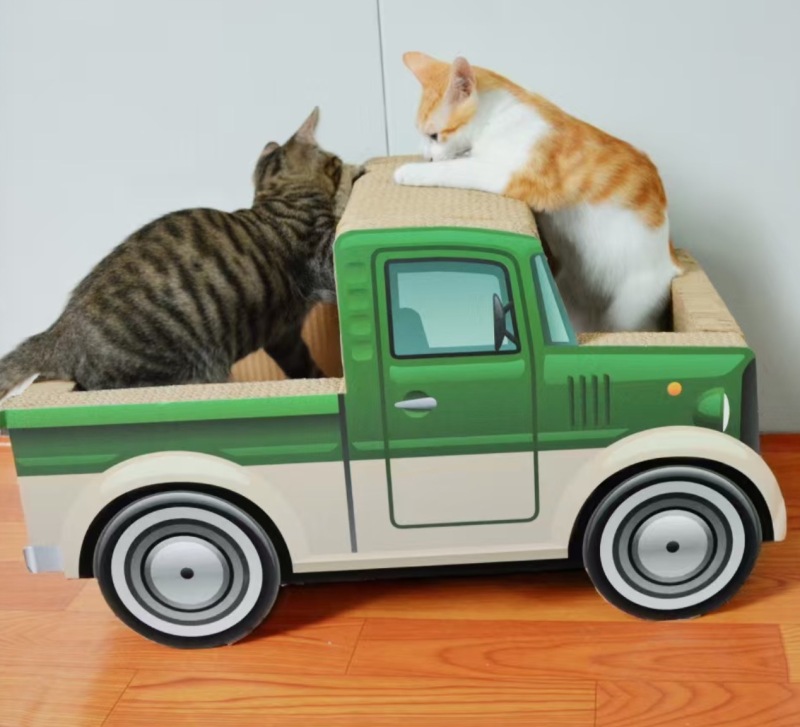 New Style Little Scarab Bus Cat Scratching Board Cat Climbing Frame  Claw Board