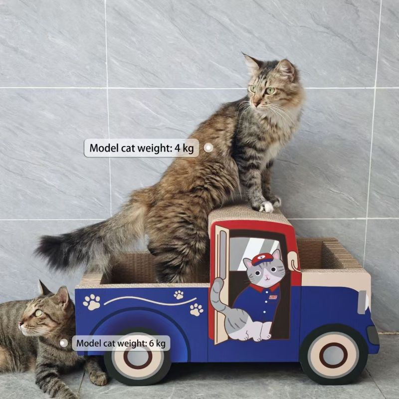 New Style Little Scarab Bus Cat Scratching Board Cat Climbing Frame  Claw Board