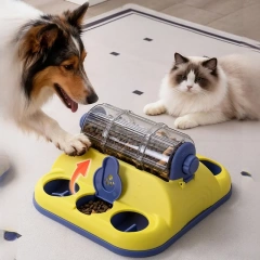 Toys For Dog Interactive Rotating Food Dispenser Equipped With Slow Food Function Feeder Dog Puzzle Toy Training Behavior Aids