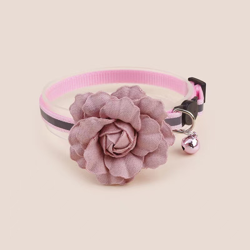 Pet Camellia Anti-Suffocation Collar