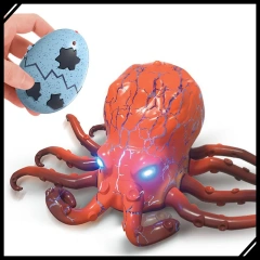 Infrared RC Octopus Toy Electric Crawling Squid Realistic Animal Model Prank Interactive Pet Funny Robot Gift for Kids and Adult