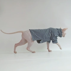 Sphynx Cat Clothes Summer Cool Breathable Soft Outfit for Hairless Cats Devon Rex Abyssinian