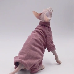 Hairless Cat Clothes, Warm and Soft, Four-Legged Hoodie for Sphynx Cats, Autumn and Winter, Devon Rex, Cornish