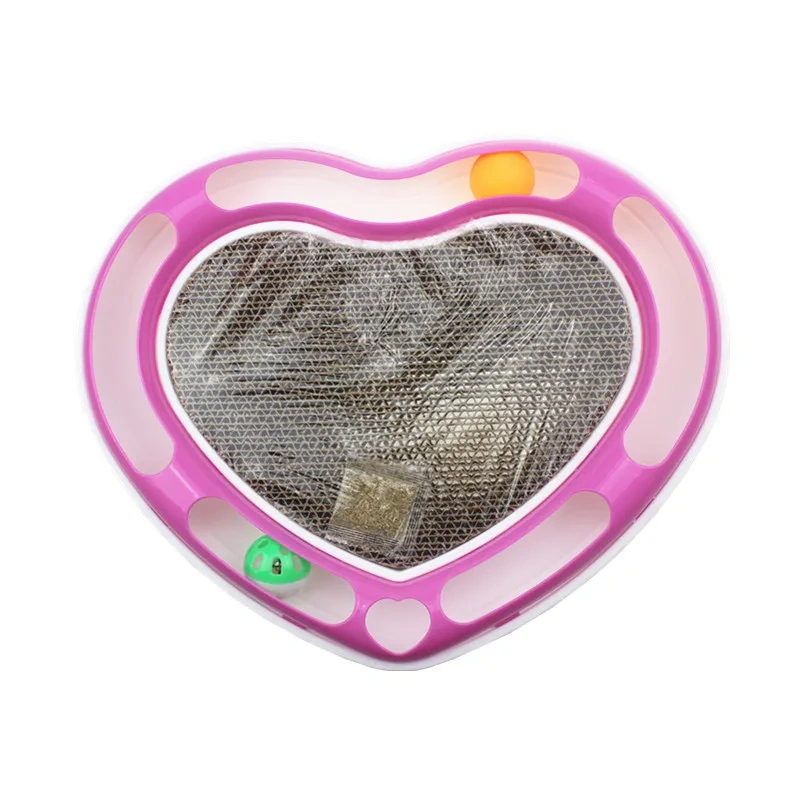 Cat Toy love Track Ball love Turntable Scratch Board Sound Bell Pet Supplies