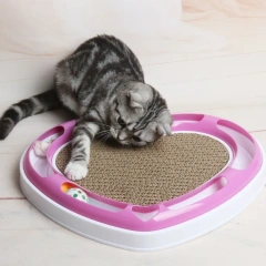 Cat Toy love Track Ball love Turntable Scratch Board Sound Bell Pet Supplies