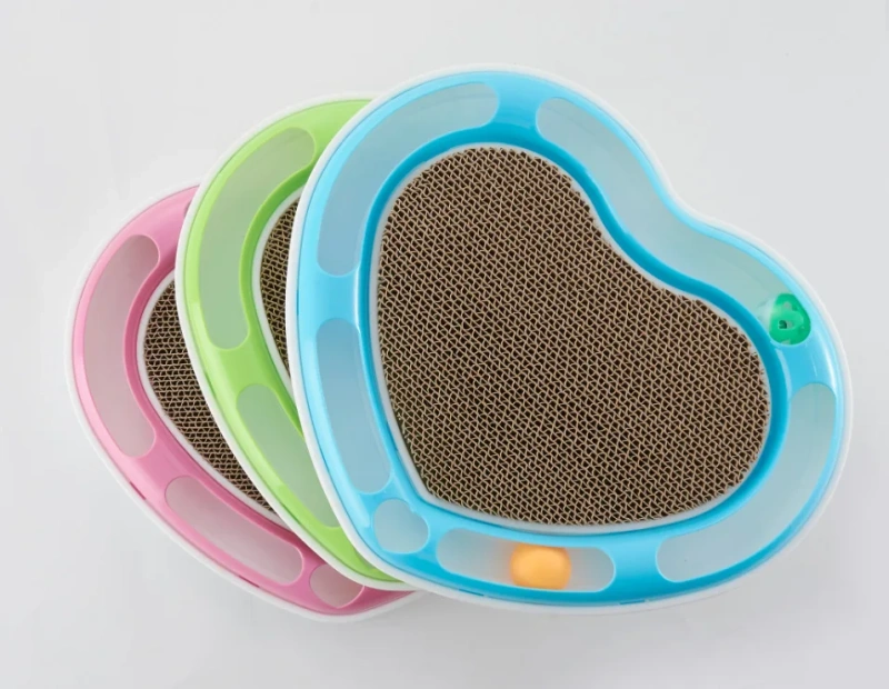 Cat Toy love Track Ball love Turntable Scratch Board Sound Bell Pet Supplies