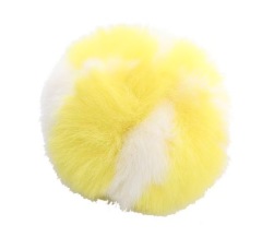 Colorful Light Weight Soft Comfortable Rabbit Plush Cat Toy Ball