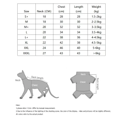Clothing for Cat Summer Soft High Stretch Waffle T-shirt for Sphynx Cat Spring Sweet Pink Green Cartoon Bear Vest for Kittens