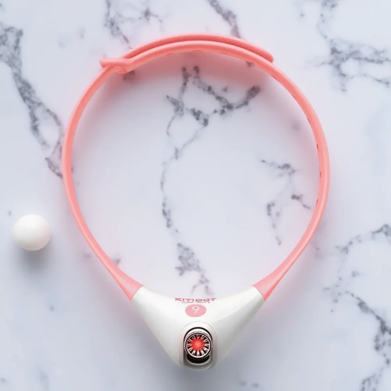 Electric Smart Amusing Collar for Kitten Wearable Automatic Cat Toys USB Rechargeable Interactive Laser Toy