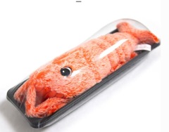 Electric Jumping Lobster Cat Toy Shrimp Moving Simulation Lobster Plush Toys