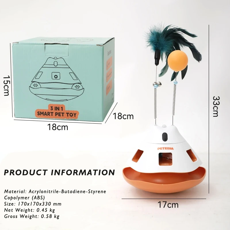 New Cat Toy Laser Toy Five in One cat Toy Feather cat Automatic cat Tease