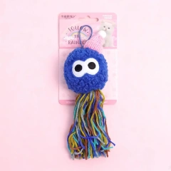 Catnip Yarn Ball Toy with Sound, Bite Resistant Octopus Shape for Cats Entertainment - 4 Colors