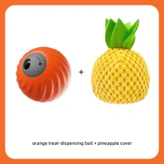 Electric Leaky Food Ball Toys Hidden Food Puzzle Self Fun Relieving Boredom Teasing Dogs Pet Toy Cute Bite Resistant Plush Cover