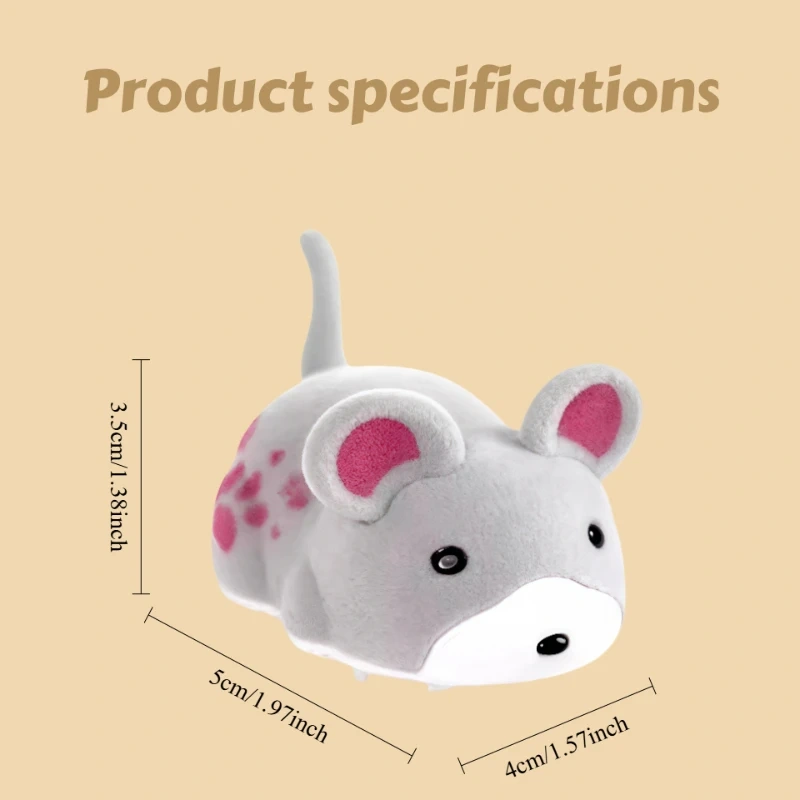 Automatic Electric Mouse Cat Toy – Realistic Self-Play Motorized Chase Toy for Cats & Kittens Interactive Toys