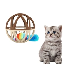 JM-New Pet Interactive Plastic Sound Toys Cage for Cat and Mouse New Pet Supplies for Cat Teaser Entertainment