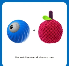 Electric Leaky Food Ball Toys Hidden Food Puzzle Self Fun Relieving Boredom Teasing Dogs Pet Toy Cute Bite Resistant Plush Cover