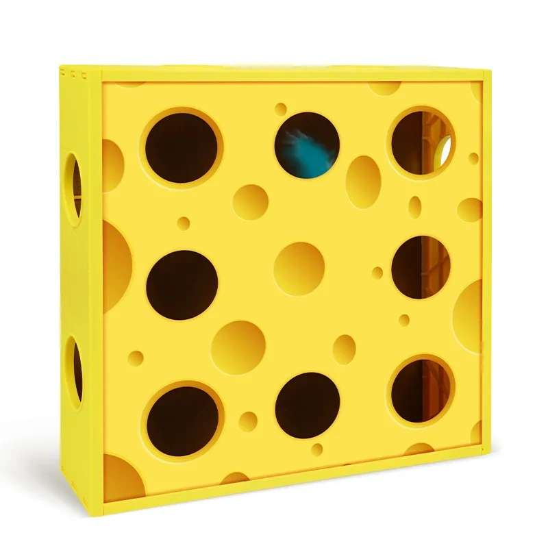 Smart Eco-friendly Felt Material Cat Teaser Toy Hole Box for Small Breeds Exploration Self-Entertainment Stress Relief