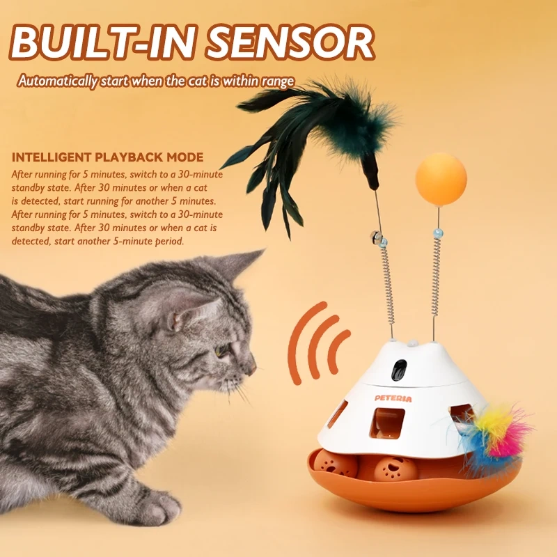 New Cat Toy Laser Toy Five in One cat Toy Feather cat Automatic cat Tease