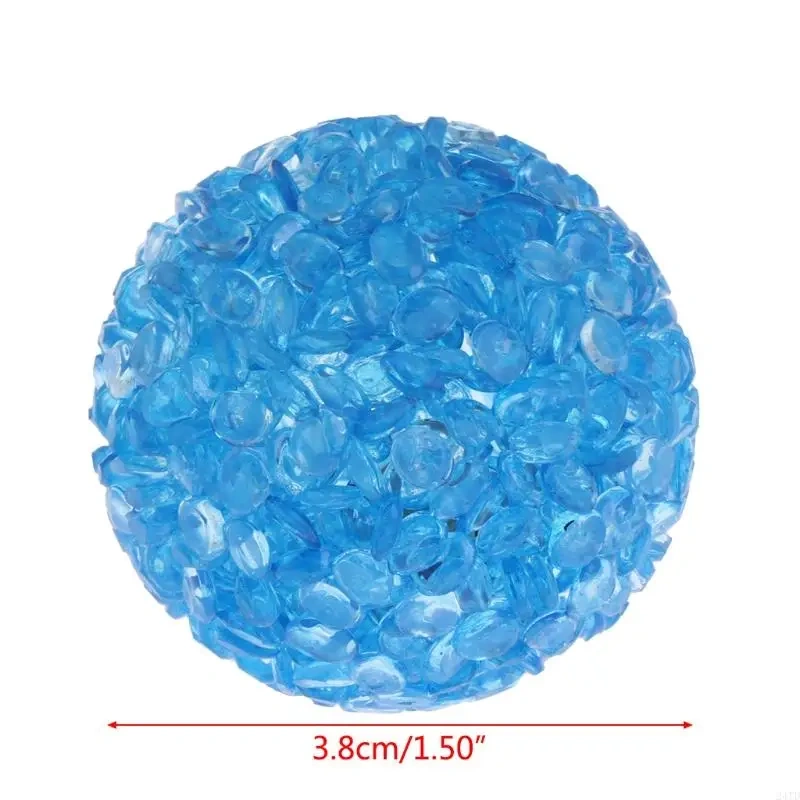 24TD Pack of 5 Pet Interactive Ball Colorful Scratch Balls with for Dog for