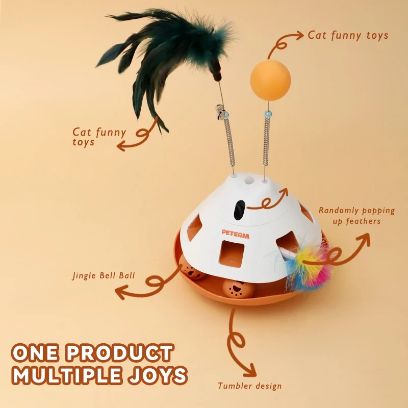 New Cat Toy Laser Toy Five in One cat Toy Feather cat Automatic cat Tease