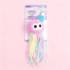 Catnip Yarn Ball Toy with Sound, Bite Resistant Octopus Shape for Cats Entertainment - 4 Colors