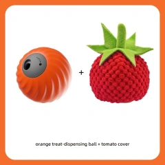 Electric Leaky Food Ball Toys Hidden Food Puzzle Self Fun Relieving Boredom Teasing Dogs Pet Toy Cute Bite Resistant Plush Cover