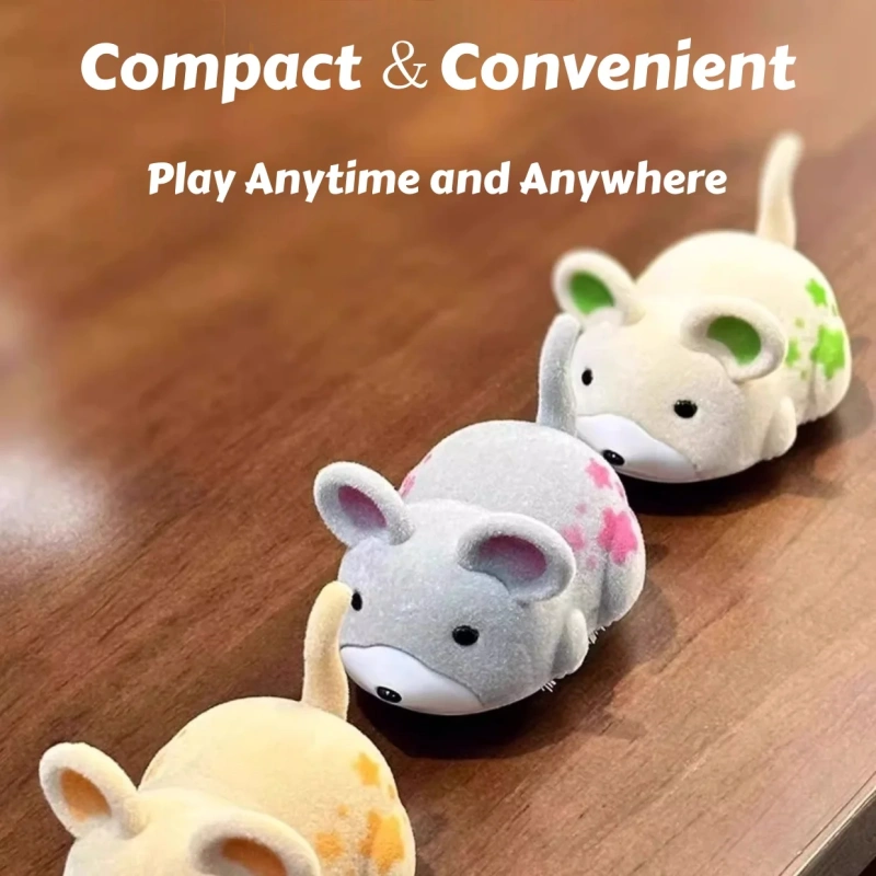 Automatic Electric Mouse Cat Toy – Realistic Self-Play Motorized Chase Toy for Cats & Kittens Interactive Toys