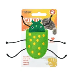 Cat Toy Wholesale Felt Insects Spiders Bee Pet Cat Toys for Indoor Kitten Kitty Chew Interactive Cat Catnip Toy