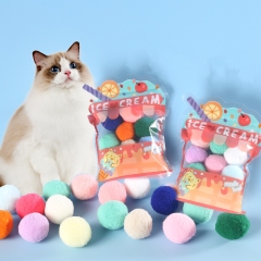Pet cat bouncy silent ball