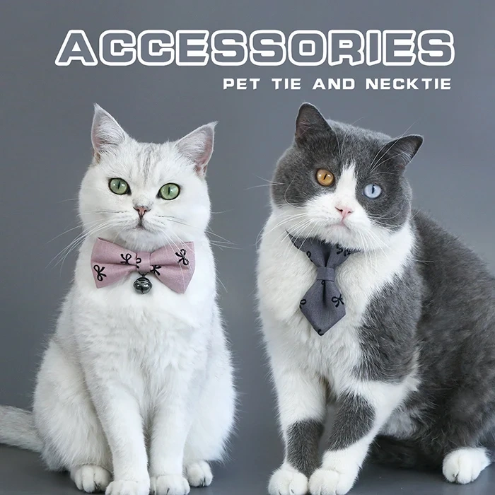 Pet Bow Collar Tie Cat Dog British Style Gentleman Tie