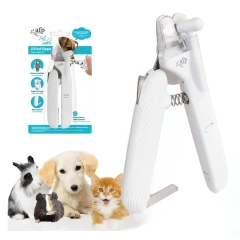 AFP Pet Cleaning Product LED Pet Nail Clipper With Nail Storage Box Stainless Steel Cutting Blade Nail Trimmer For Dogs And Cats
