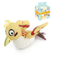 AFP Cat Teaser Toy Jittering Bird Vibration Pet Plush Toy for Cat