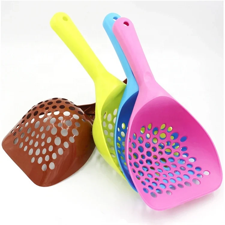 Extra Large Cat Litter Shovel Plus Thick Plastic Cat Poop Shovel Cat Toilet Litter Box Leakage Shovel