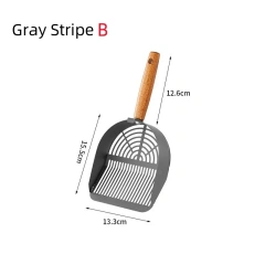 Stainless Steel Cat Litter Scoop Long Handle Pet Waste Shovel Cleaning Tool Toilet Garbage Picker Litter Box Cats Supplies