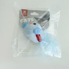 Cat Toys Catnip Fish Sound Pet Toys with Bell Interactive Cat Playing Toy Teeth Grinding Cat Kitten Catnip Toys
