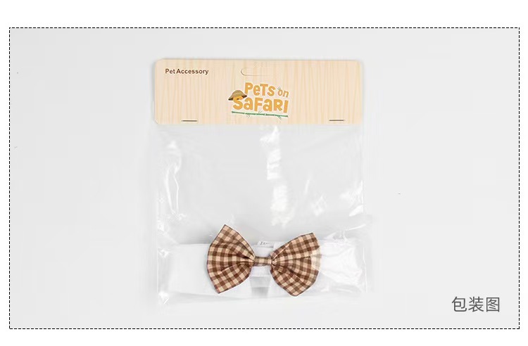 Adjustable Formal Pet Bowtie Collar Neck Tie for Cats
