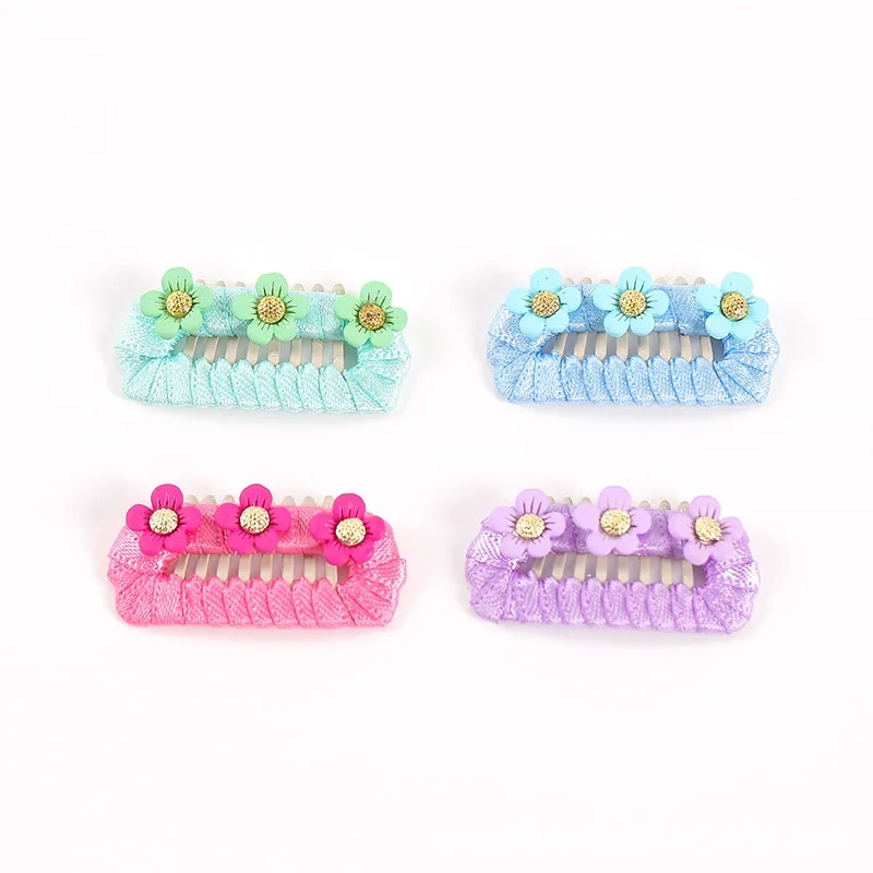 Pet Headdress Alloy Flower Pet Bb Clip Pet Hairpin Marzis Yorkshire Dog Hairpin