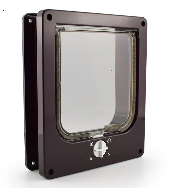 Cat Flap Door  Durable Indoor/Outdoor Pet Door for Cats & Small Dogs  Weatherproof Easy Install