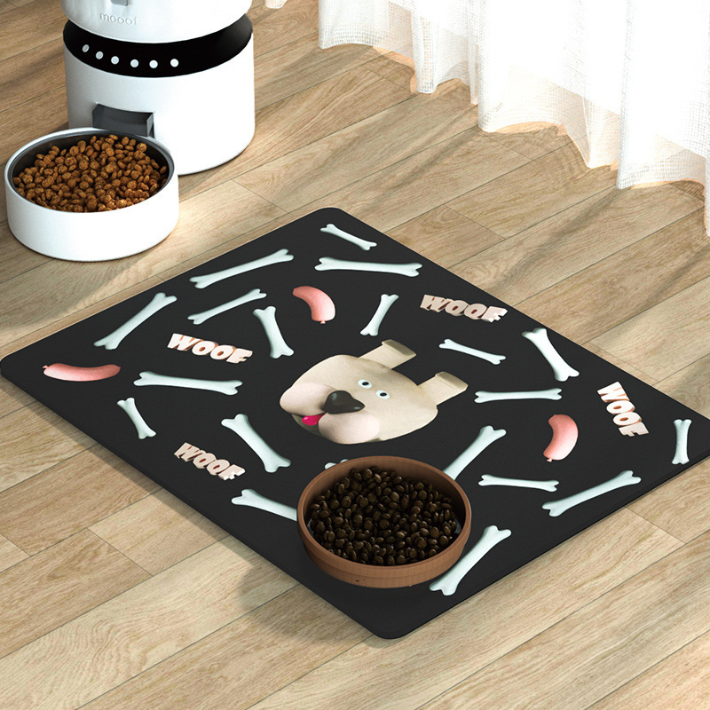 Pet food mats