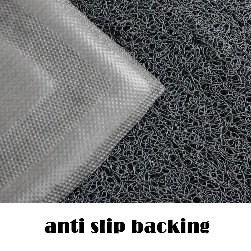 Waterproof Half Circle PVC Cat Litter Mat Non-Slip Solid Pet Mat for Cats and Small Animals