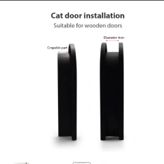 Pet Door 1PC Cat and Dog Plastic Screen Free Entry Magnetic with Window Flap Indoor Outdoor Pet Products