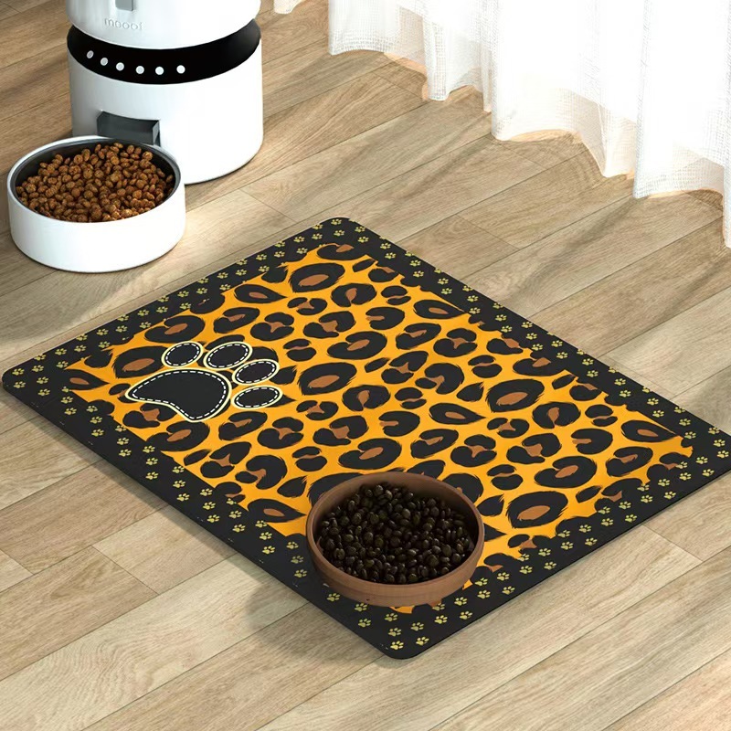 Pet food mats
