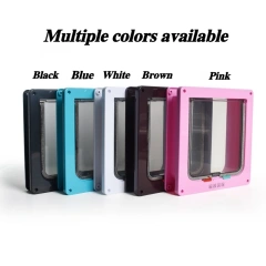 Acrylic Controllable Cat Door Cats Hole Dog Hole Doorway Pet Supplies Accessories Suitable for Wooden Doors and Glass Doors