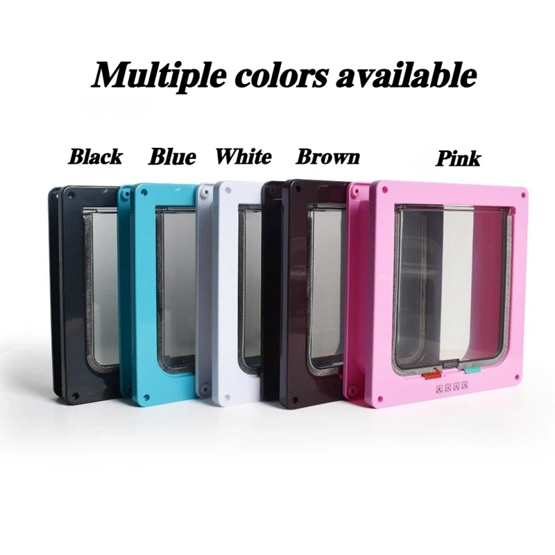 Acrylic Controllable Cat Door Cats Hole Dog Hole Doorway Pet Supplies Accessories Suitable for Wooden Doors and Glass Doors