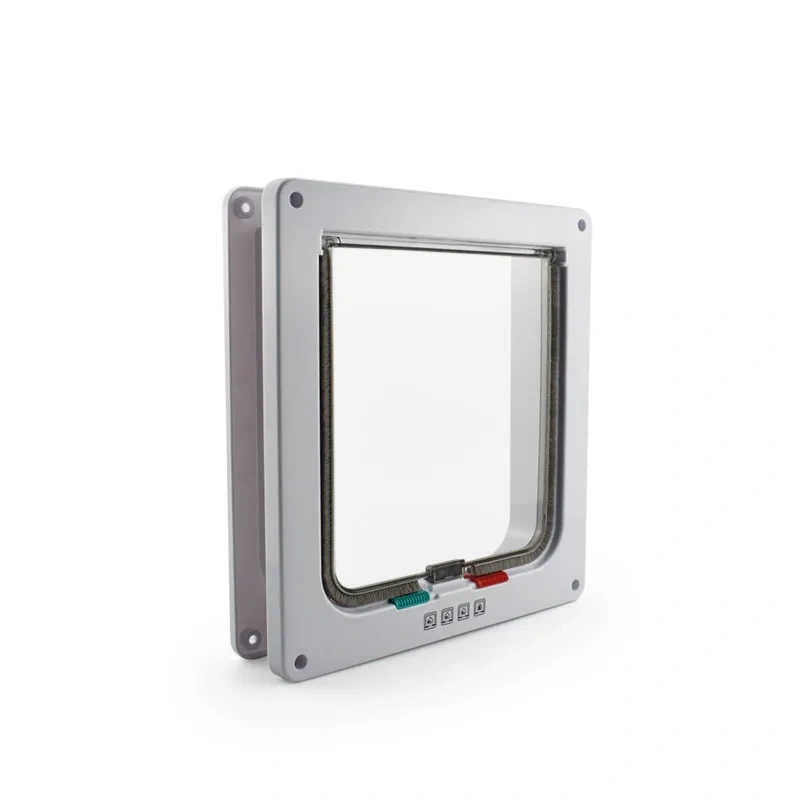 Acrylic Controllable Cat Door Cats Hole Dog Hole Doorway Pet Supplies Accessories Suitable for Wooden Doors and Glass Doors